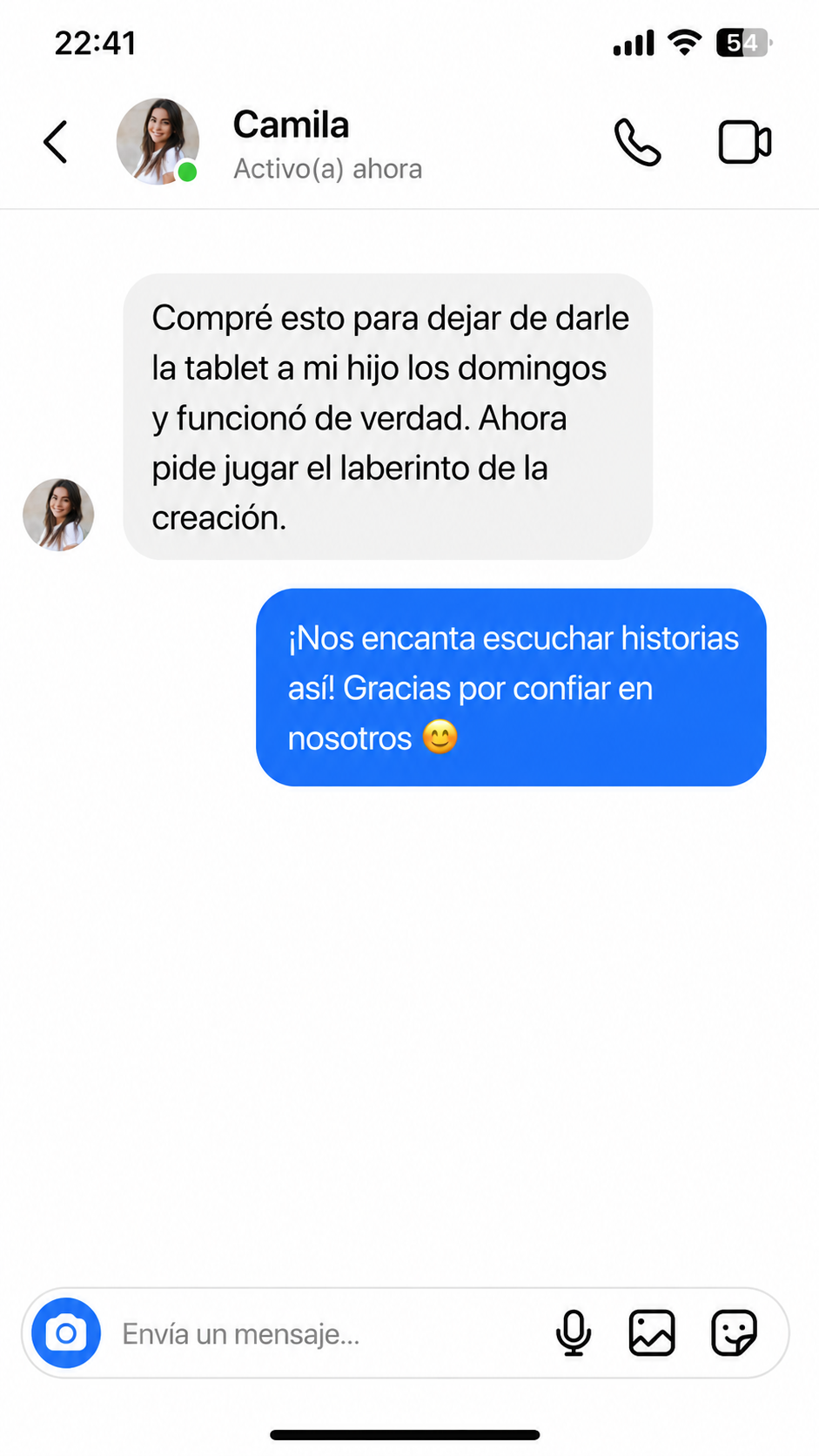 Conversación con Camila sobre el laberinto de la creación